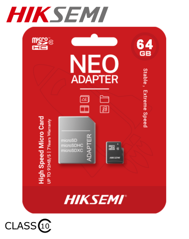 Carte Memoire Hiksemi M-sd 64g Micro Sdhc