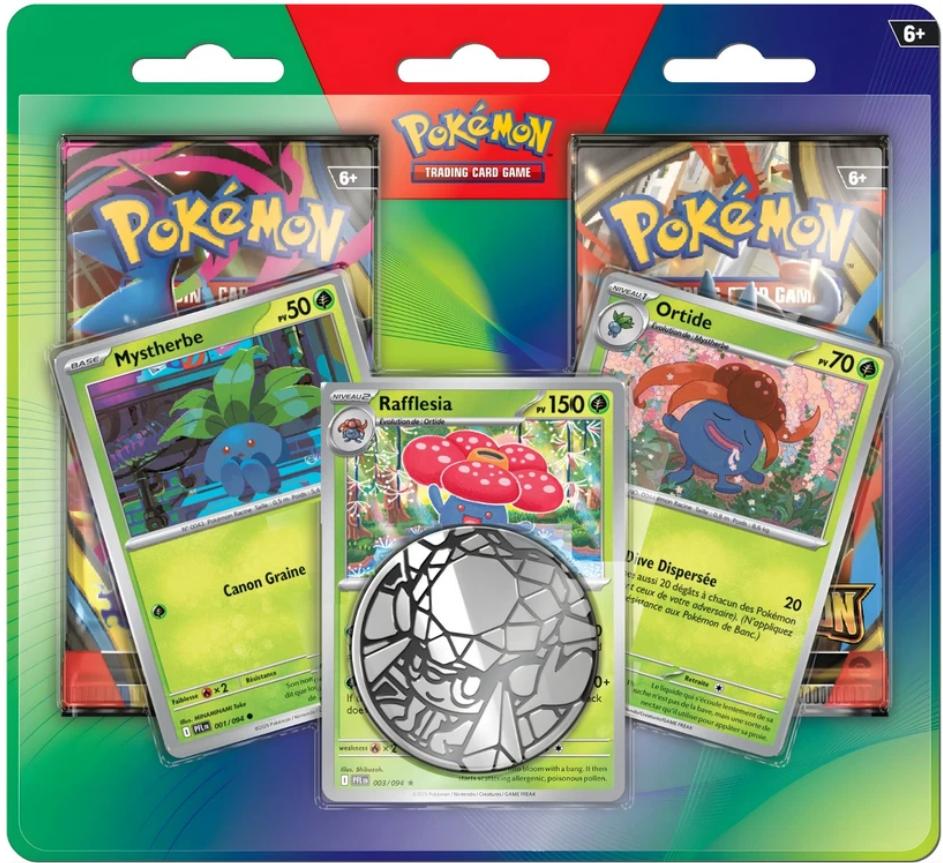 Pokémon - Pack 2 Boosters - Mystherbe, Ortide et Rafflesia