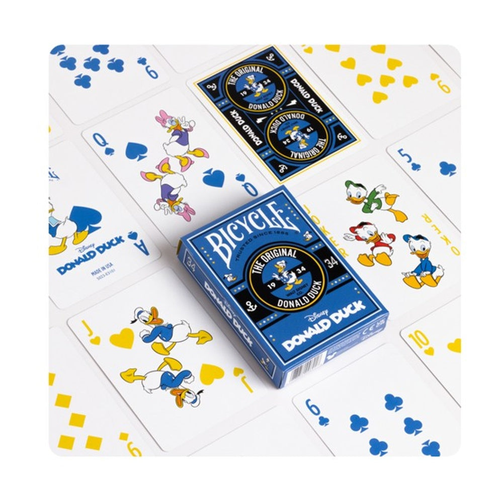 Jeu de cartes Bicycle Disney Donald Duck – Édition Classic