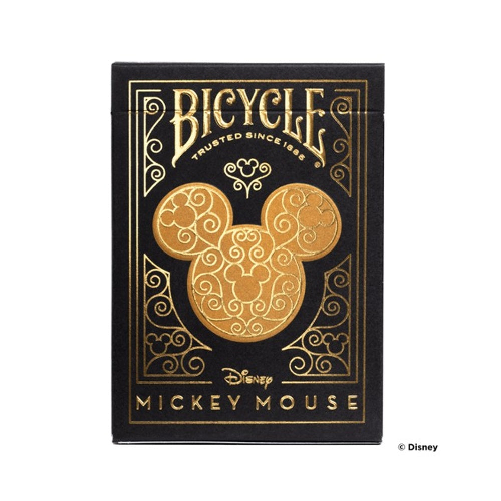 Jeu de cartes Bicycle Disney Mickey Mouse – Black & Gold