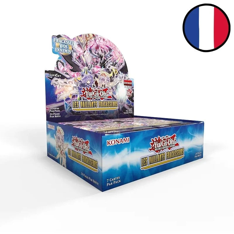 Yu-Gi-Oh! Display de 24 boosters : Les Vaillants Fracasseurs