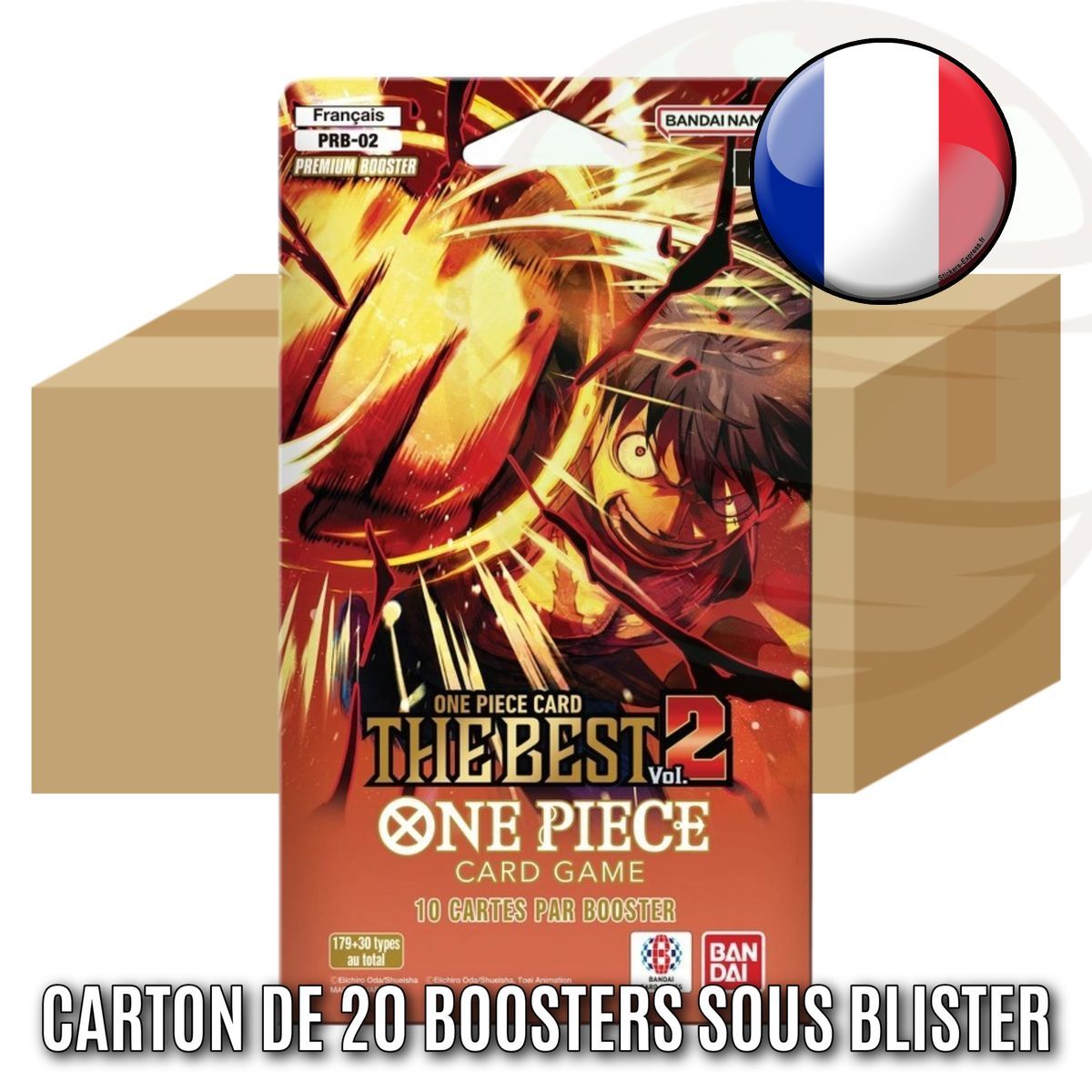 Booster sous  Blister - PRB02 "The Best" Vol.2 - One Piece CG - FR