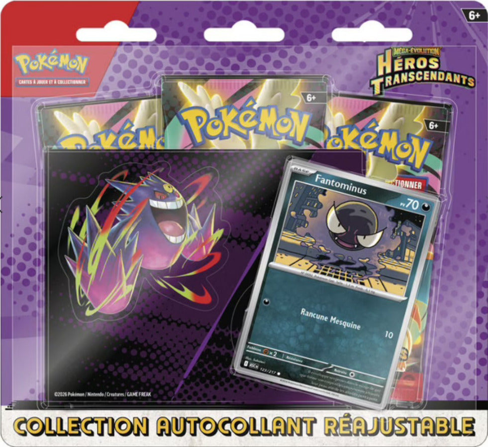 Collection Autocollants Réajustables Pokémon Héros Transcendants ME02.5
