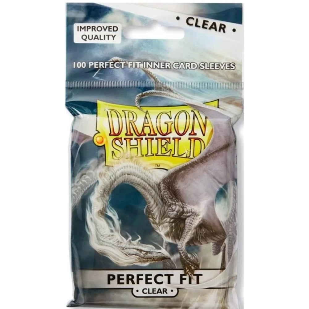Dragon Shield Perfect Fit Clear – 100 Inner Sleeves (63×88 mm)