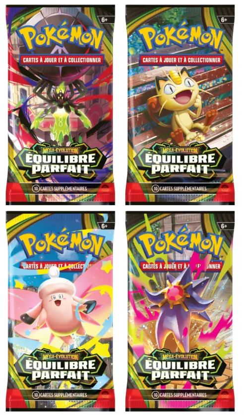Pokémon Equilibre Parfait ME03 : pack de 6 boosters