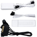 Lian Li UNI FAN TL120 Wireless LCD Reverse Blade ARGB + Contrôleur - Blanc