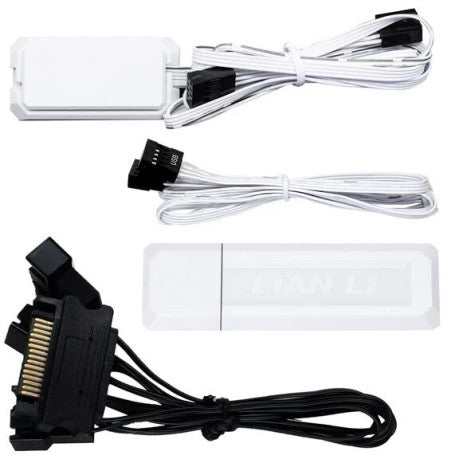 Lian Li UNI FAN TL120 Wireless LCD Reverse Blade ARGB + Contrôleur - Blanc