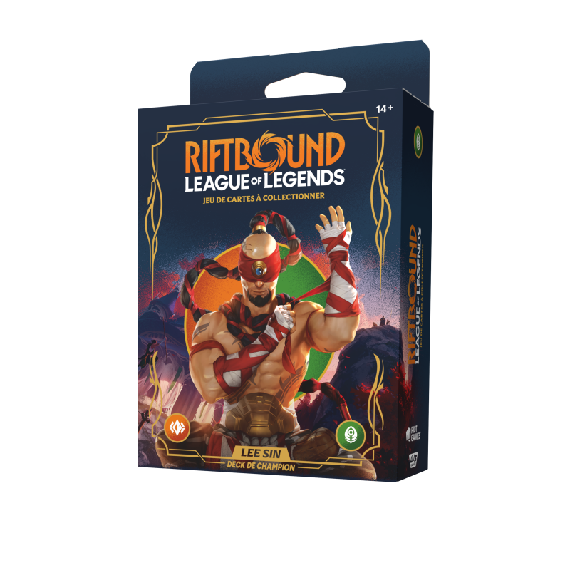 Riftbound: League of Legends TCG - Deck de LEE SIN Champion Origine Français (Copie) (Copie)