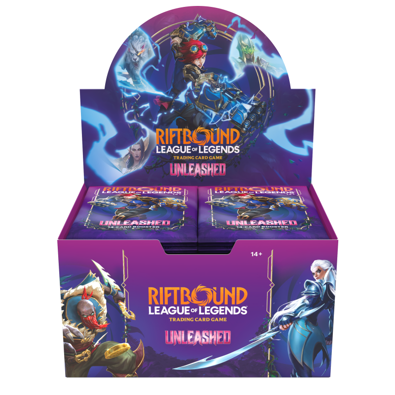 Display de boosters Riftbound Déchainement  FR