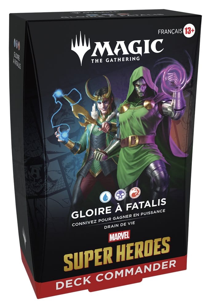 Magic the Gathering Marvel Super Heroes Commander Decks Carton FRANCAIS
