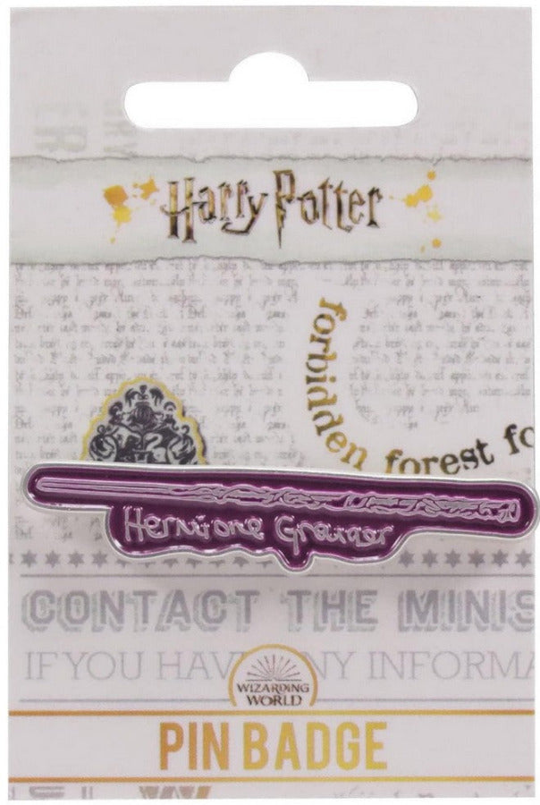 Pin’s Harry Potter – Baguette d’Hermione Granger en Émail Officiel