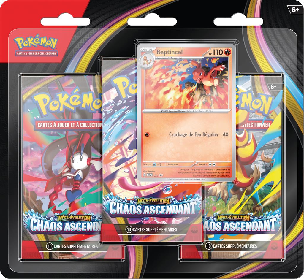 Pokémon ME04 : pack 3 boosters
