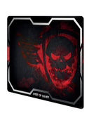 Spirit of Gamer Smokey Skull Tapis de souris de jeu Noir, Rouge